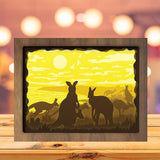 Kangaroo - Paper Cutting Light Box - LightBoxGoodman - LightboxGoodman