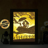 Kaze Tachinu - Paper Cut Light Box File - Cricut File - 20x26cm - LightBoxGoodMan - LightboxGoodman