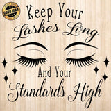 Keep Your Lashes Long- Cricut File - Svg, Png, Dxf, Eps - LightBoxGoodMan - LightboxGoodman