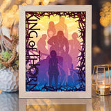 King Of Thorn – Paper Cut Light Box File - Cricut File - 20x26cm - LightBoxGoodMan