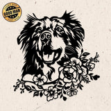 Kirigami Australian Shepherd – Paper Cutting SVG Template files, 20x21 cm - LightboxGoodman