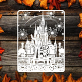 Kirigami Disneyland – Paper Cutting SVG Template files, 20x26 cm