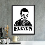 Kirigami Eleven (Stranger Things 4) – Paper Cutting SVG Template files - 18x22 cm - LightBoxGoodMan - LightboxGoodman