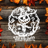 Kirigami Halloween 2 – Paper Cutting SVG Template files, 20x22 cm - LightboxGoodman