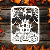 Kirigami Halloween 3a – Paper Cutting SVG Template files, 20x26 cm - LightboxGoodman