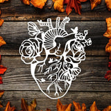 Kirigami Heart – Paper Cutting SVG Template files, 20x23 cm - LightboxGoodman