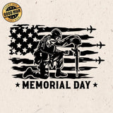 Kirigami Memorial Day – Paper Cutting SVG Template files, 19x29 cm - LightboxGoodman