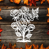 Kirigami Rose – Paper Cutting SVG Template files, 19x24 cm - LightboxGoodman