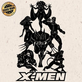 Kirigami X-Men 1 – Paper Cutting SVG Template files, 18.5x29 cm - LightboxGoodman