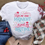 Kiss Me Now Midnight Is - Cricut File - Svg, Png, Dxf, Eps - LightBoxGoodMan - LightboxGoodman