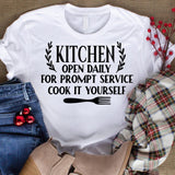 Kitchen Open Daily - Cricut File - Svg, Png, Dxf, Eps - LightBoxGoodMan - LightboxGoodman