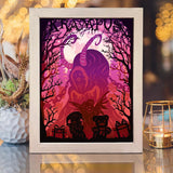 Krampus – Paper Cut Light Box File - Cricut File - 20x26cm - LightBoxGoodMan