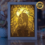 Krampus – Paper Cut Light Box File - Cricut File - 20x26cm - LightBoxGoodMan - LightboxGoodman