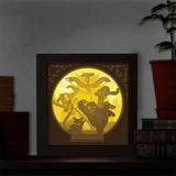 Kung Fu Panda 1 – Paper Cut Light Box File - Cricut File - 20x20cm - LightBoxGoodMan - LightboxGoodman