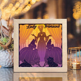 Lady Tremaine - Paper Cut Light Box File - Cricut File - 20x20cm - LightBoxGoodMan