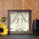 Lady Tremaine - Paper Cutting Light Box - LightBoxGoodman - LightboxGoodman