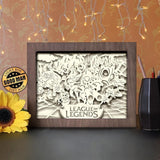 League Of Legends - Paper Cutting Light Box - LightBoxGoodman - LightboxGoodman