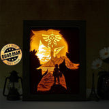 Legend Of Zelda 2 – Paper Cut Light Box File - Cricut File - 20x26cm - LightBoxGoodMan - LightboxGoodman