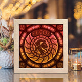 Leo - 12 Zodiac – Paper Cut Light Box File - Cricut File - 20x20cm - LightBoxGoodMan - LightboxGoodman