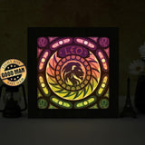 Leo - 12 Zodiac – Paper Cut Light Box File - Cricut File - 20x20cm - LightBoxGoodMan - LightboxGoodman