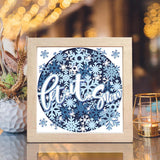 Let It Snow – Paper Cut Light Box File - Cricut File - 20x20cm - LightBoxGoodMan