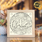 Let It Snow – Paper Cut Light Box File - Cricut File - 20x20cm - LightBoxGoodMan - LightboxGoodman