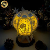 Let It Snow - Snowball Lantern File - Cricut File - LightBoxGoodMan - LightboxGoodman