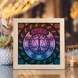 Libra - 12 Zodiac – Paper Cut Light Box File - Cricut File - 20x20cm - LightBoxGoodMan - LightboxGoodman