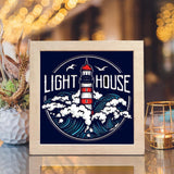 Lighthouse 12 – Paper Cut Light Box File - Cricut File - 8x8 Inches - LightBoxGoodMan - LightboxGoodman