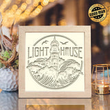 Lighthouse 12 – Paper Cut Light Box File - Cricut File - 8x8 Inches - LightBoxGoodMan - LightboxGoodman