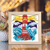 Lighthouse 17 – Paper Cut Light Box File - Cricut File - 8x8 Inches - LightBoxGoodMan