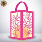 Lily - Paper Cut Lantern File - Cricut File - 10x16cm - LightBoxGoodMan - LightboxGoodman