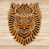 Lion - Paper 3D Layered File - Cricut File - 20x25cm - LightBoxGoodMan