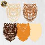 Lion - Paper 3D Layered File - Cricut File - 20x25cm - LightBoxGoodMan - LightboxGoodman