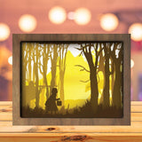 Little Red Riding Hood 1 - Paper Cutting Light Box - LightBoxGoodman - LightboxGoodman