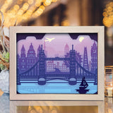 London 1 - Paper Cut Light Box File - Cricut File - 8x10 Inches - LightBoxGoodMan - LightboxGoodman