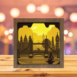 London Square - Paper Cutting Light Box - LightBoxGoodman