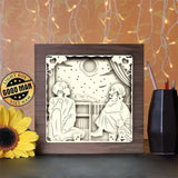 Long Distance Love - Paper Cutting Light Box - LightBoxGoodman - LightboxGoodman