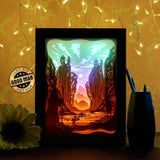 Lord Of The Rings 2 - Paper Cutting Light Box - LightBoxGoodman - LightboxGoodman