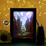 Lord Of The Rings 2 - Paper Cutting Light Box - LightBoxGoodman - LightboxGoodman