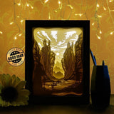 Lord Of The Rings 2 - Paper Cutting Light Box - LightBoxGoodman - LightboxGoodman