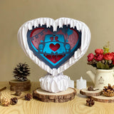 Love 3 - 3D Pop-up Light Box Heart File - Cricut File - LightBoxGoodMan - LightboxGoodman