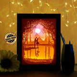 Love 8 - Paper Cutting Light Box - LightBoxGoodman - LightboxGoodman