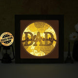 Love Dad – Paper Cut Light Box File - Cricut File - 8x8 inches - LightBoxGoodMan - LightboxGoodman