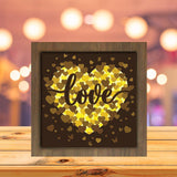 Love Heart - Paper Cutting Light Box - LightBoxGoodman - LightboxGoodman