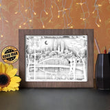 Love In The Park - Paper Cutting Light Box - LightBoxGoodman - LightboxGoodman