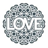 Love Mandala - Cricut File - Svg, Png, Dxf, Eps - LightBoxGoodMan - LightboxGoodman