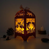 Love Of Animals - Paper Cut Lantern File - Cricut File - 10,5x20,6cm - LightBoxGoodMan