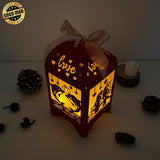 Love Of Animals - Paper Cut Lantern File - Cricut File - 10,5x20,6cm - LightBoxGoodMan - LightboxGoodman