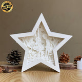 Love - Paper Cut Star Light Box File - Cricut File - 20x21cm - LightBoxGoodMan - LightboxGoodman